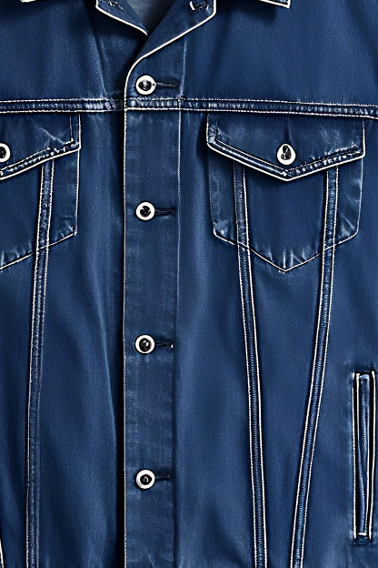 Classic Relaxed Trucker Vest-New Feature Demo2