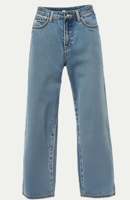 RebelStitch Distressed Straight Leg Jeans