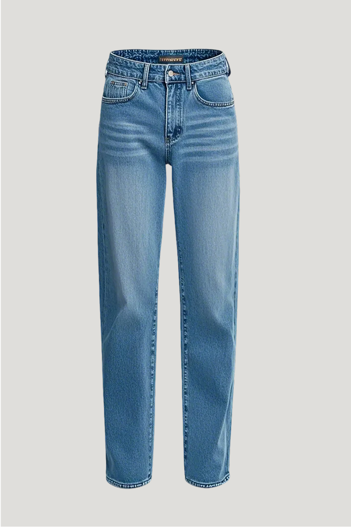 High Rise Slim Straight Women's Jeans