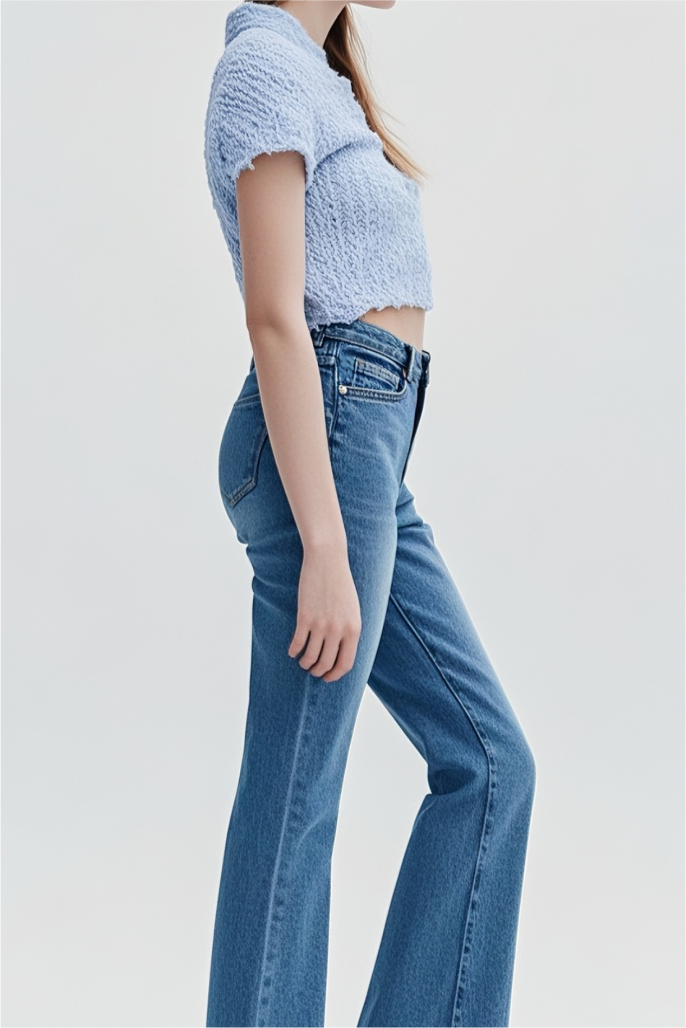 High Rise Flare Women's Jeans