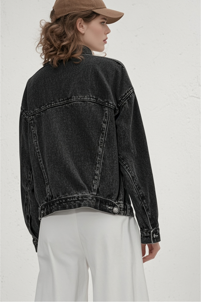 Light Wash 90s Trucker Jacket