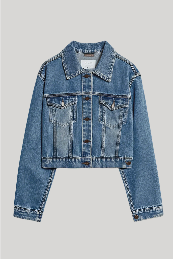 Nellie Denim Biker Jacket