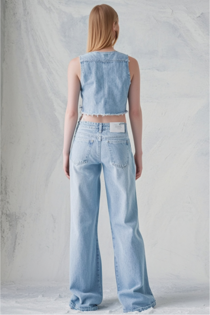 Baggy Dad Wide Leg Women's Jeans