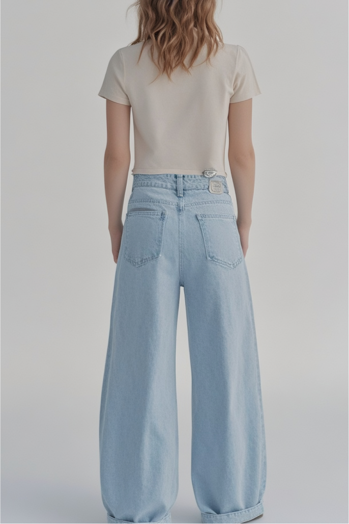 94 Baggy Wide Leg Women Jeans