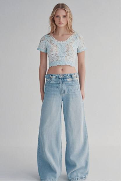 94 Baggy Wide Leg Women Jeans