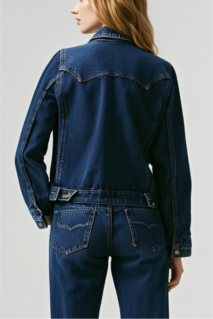 Fasion 90s Stitch Trucker Jacket