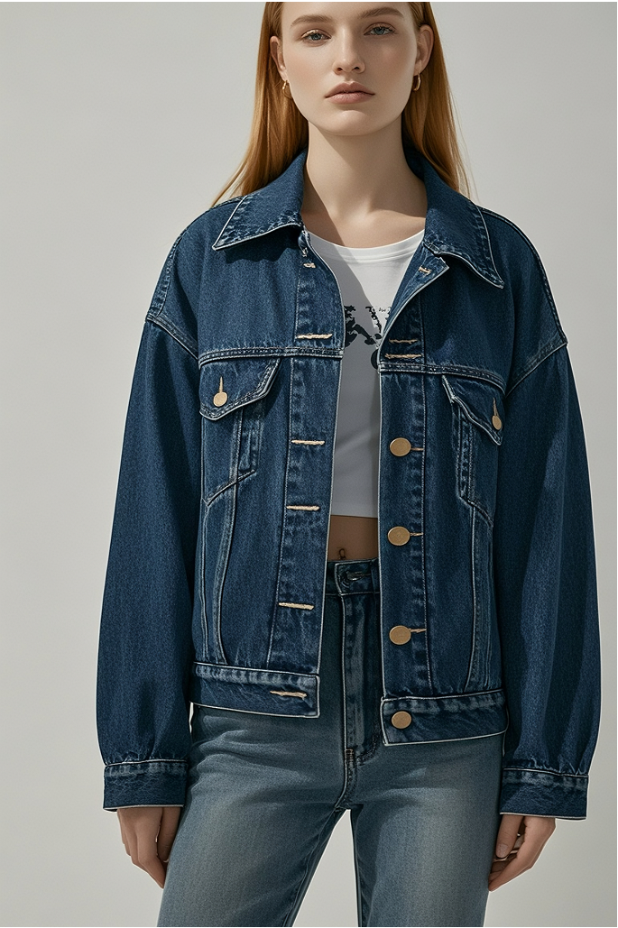 90s Stitch Trucker Jacket-New Feature Demo2