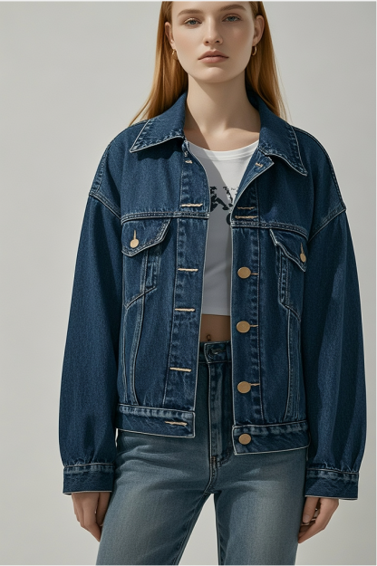 90s Stitch Trucker Jacket-New Feature Demo2