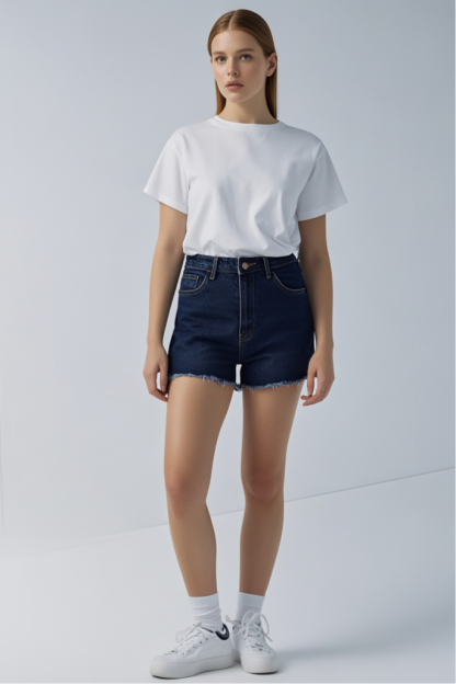 High Waisted Mom Women's Shorts