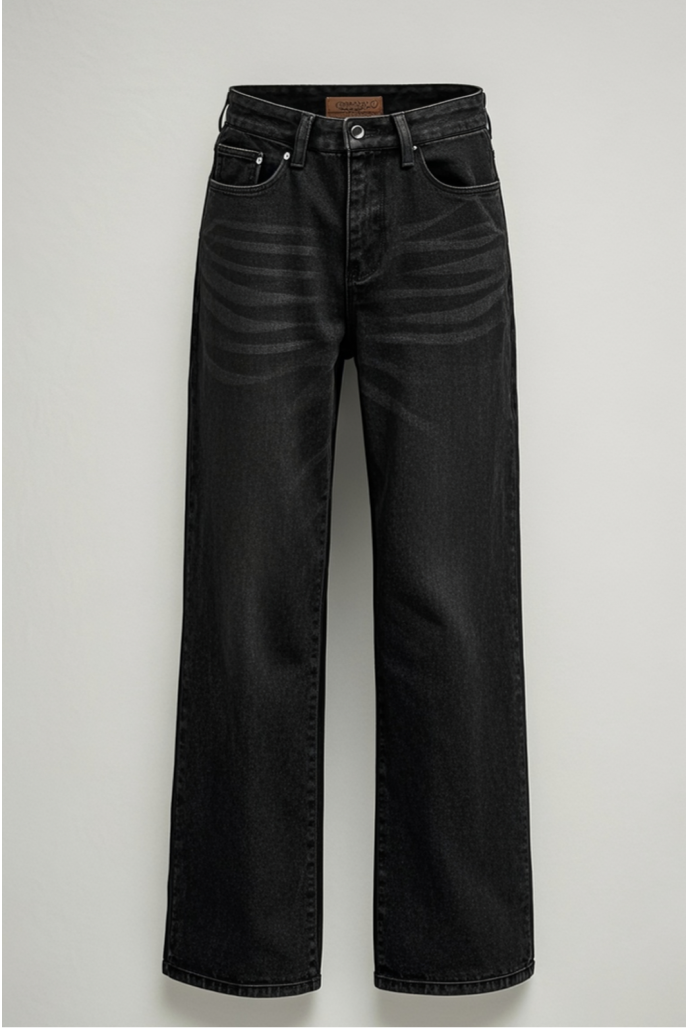 Ribcage Wide Leg Jeans-Stretch