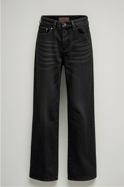 Ribcage Wide Leg Jeans-Stretch