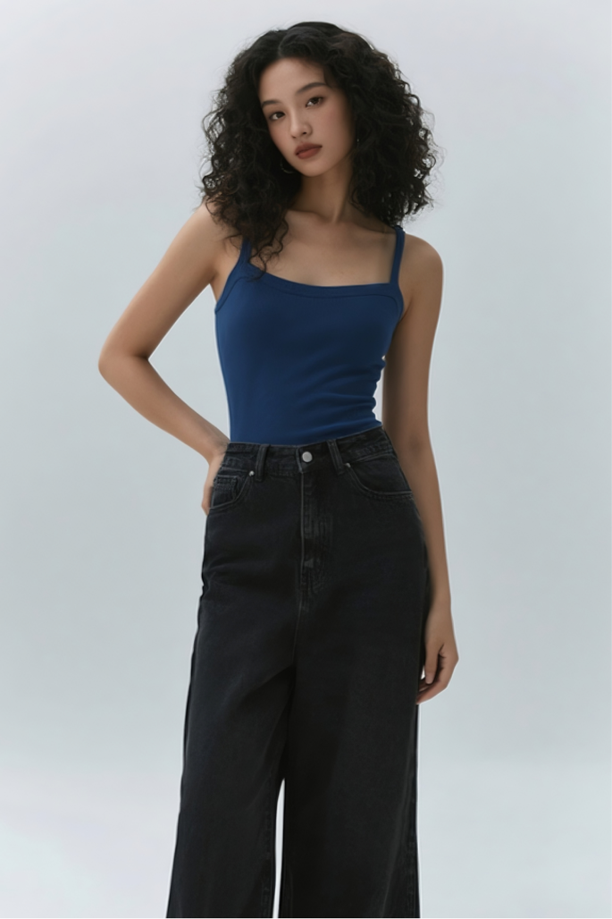 Wide Neck Tank Top