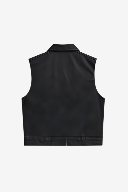 Fashionable Relaxed Trucker Vest