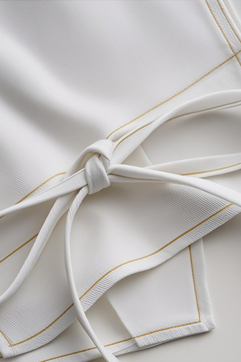 Crop Shrunken '90s Linen & Denim Vest