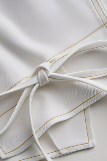 Crop Shrunken '90s Linen & Denim Vest