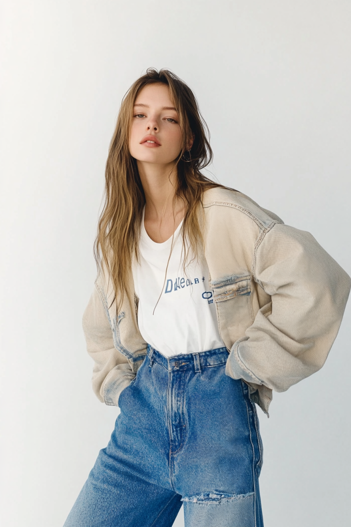 VintageRide High-Rise Bootcut Denim