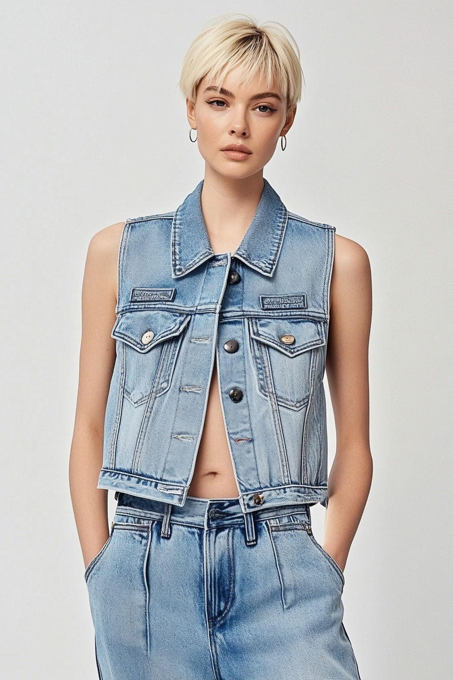 Avant-Drape Loose Vest