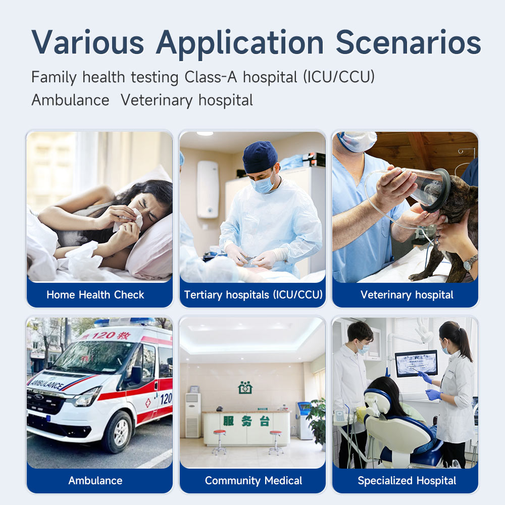 7" Portable Patient Vital Signs Monitor ECG/NIBP/TEMP/RESP/SPO2/PR Handheld