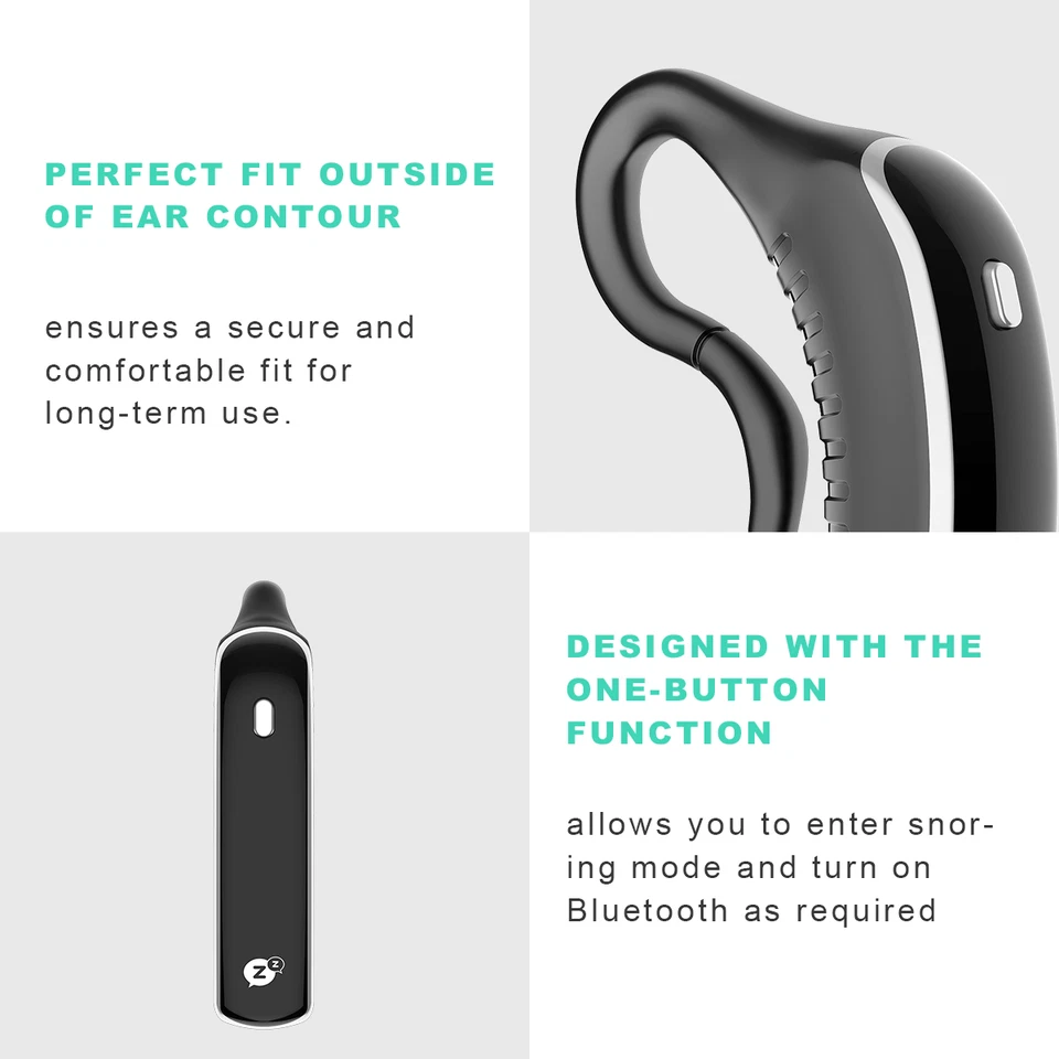 Snore Earset Snore recognition technology |36 levels of smartintervention