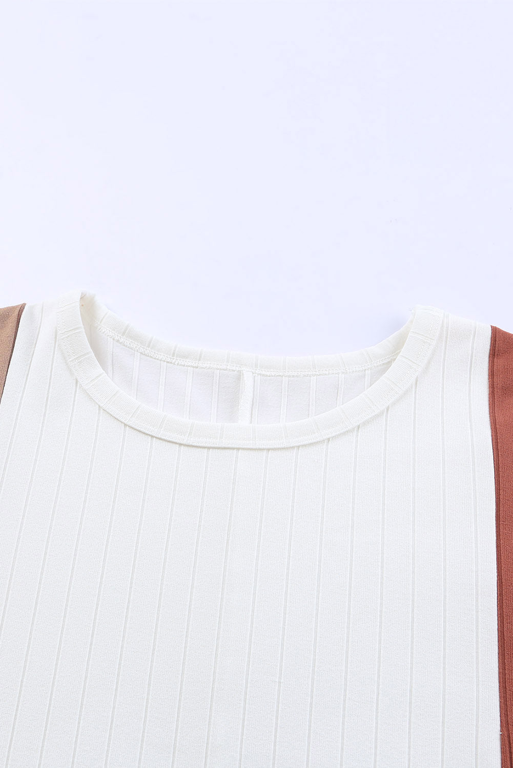 Apricot Colorblock Dolman Knit Top-yoyobikini
