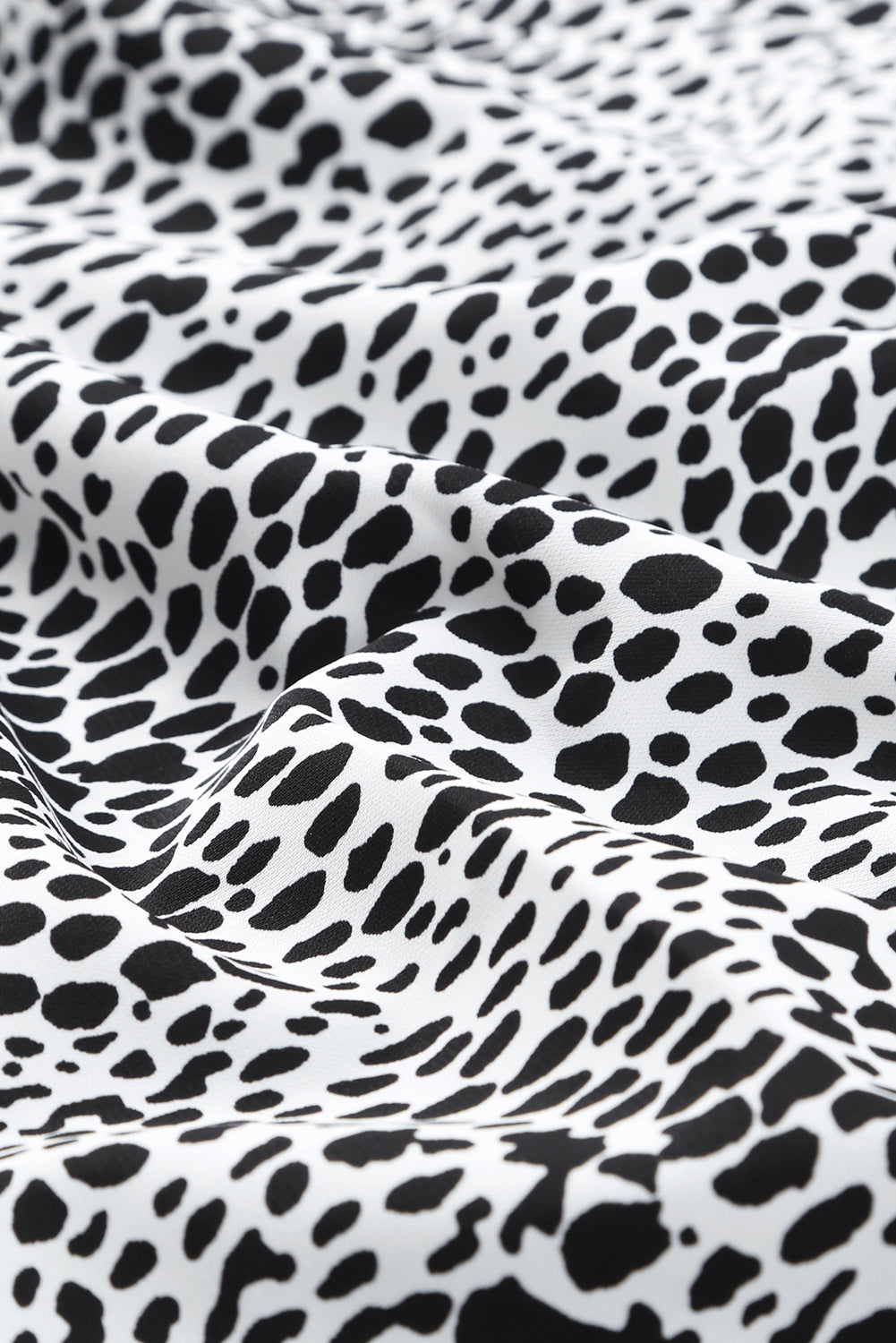 Long Sleeve Leopard Animal Print Shirt Dress-yoyobikini