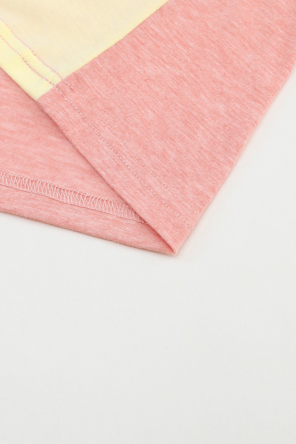 Striped Color Block Splicing Long Sleeve T Shirt-yoyobikini
