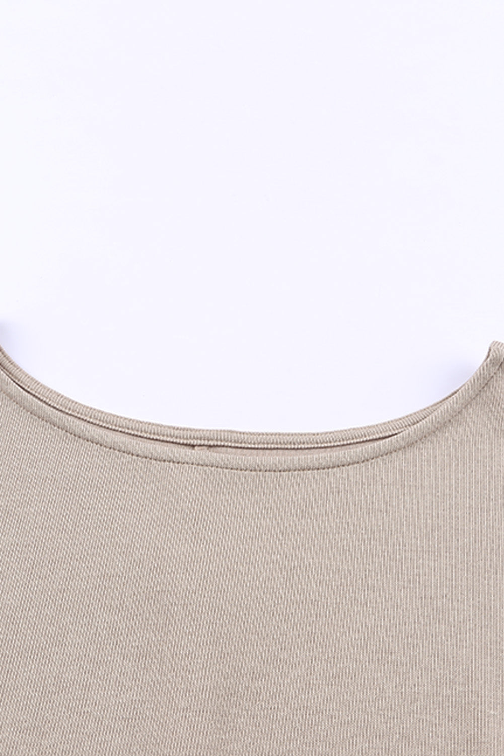 Khaki Lightweight Knit Oversize Blouse-yoyobikini