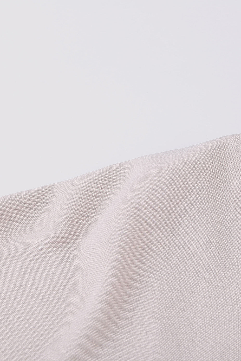 Apricot V Neck 3/4 Sleeve High Low Hem Shirt-yoyobikini