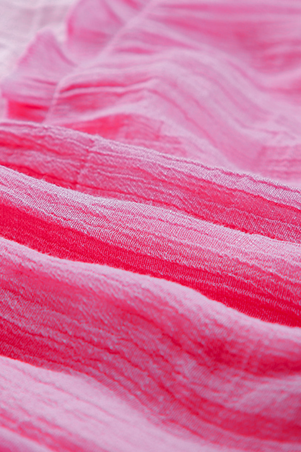 Pink Ombre Colorblock Tiered Dress-yoyobikini