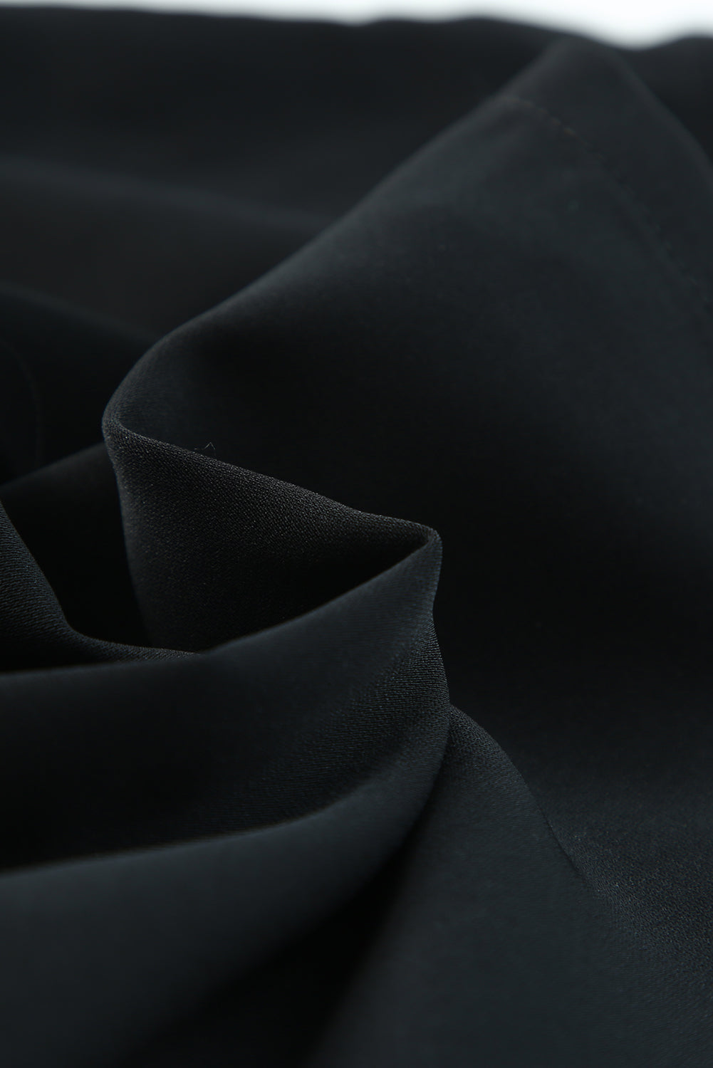 Black Single Short Sleeve Ruched Bodycon Dress-yoyobikini