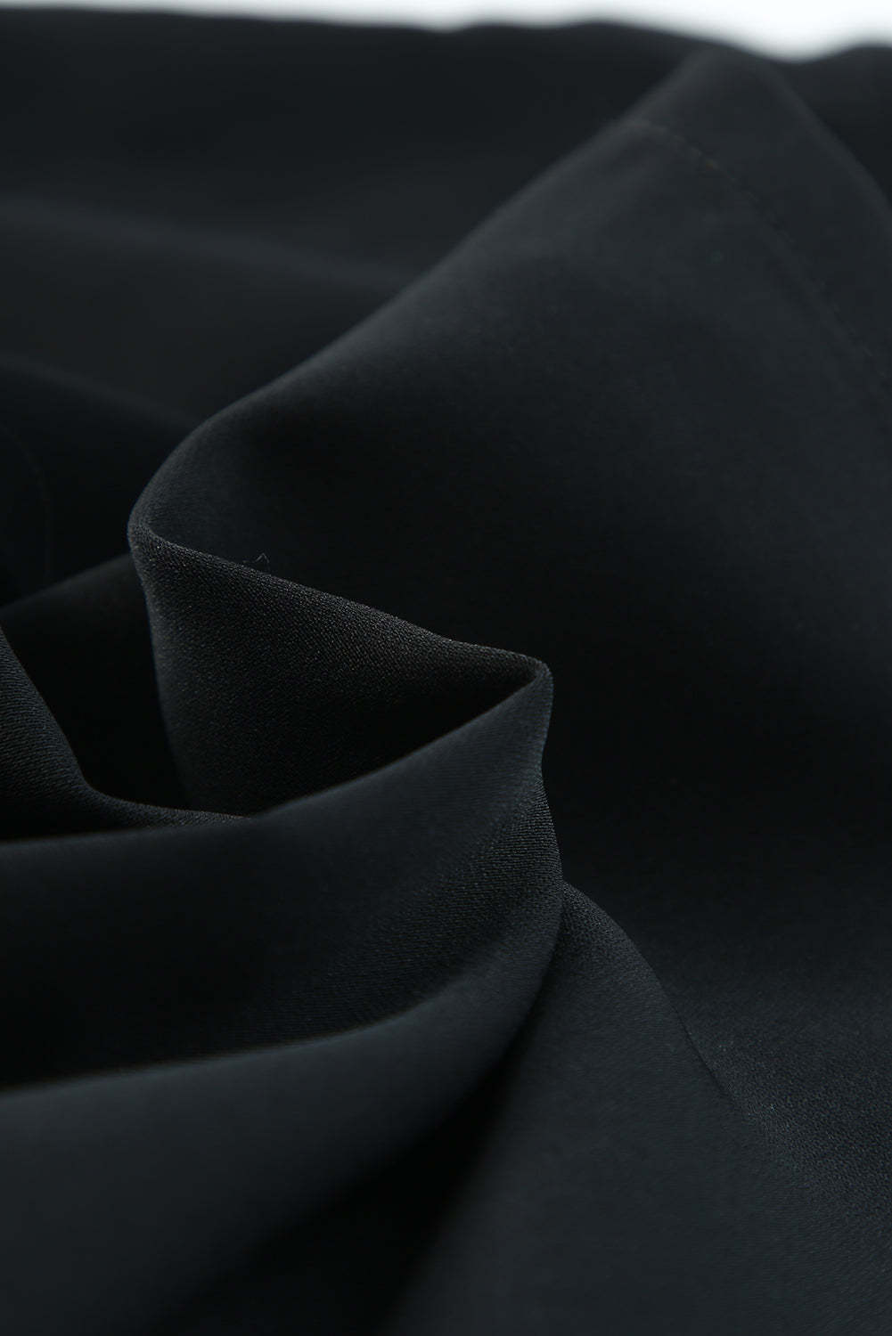 Black Single Short Sleeve Ruched Bodycon Dress-yoyobikini