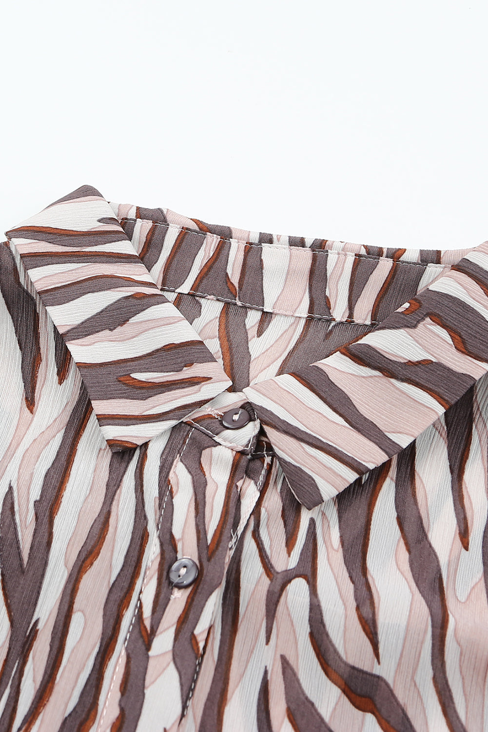 Animal Print Buttons Shirt-yoyobikini