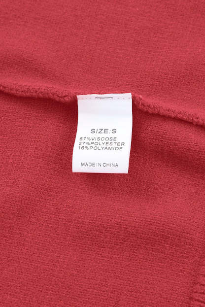 Rib Trimmed Batwing Sleeve Hooded Cardigan-yoyobikini