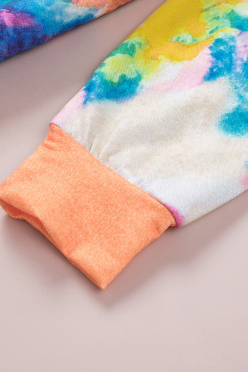 Multicolor Tie Dye Pocketed T Shirt Mini Dress-yoyobikini
