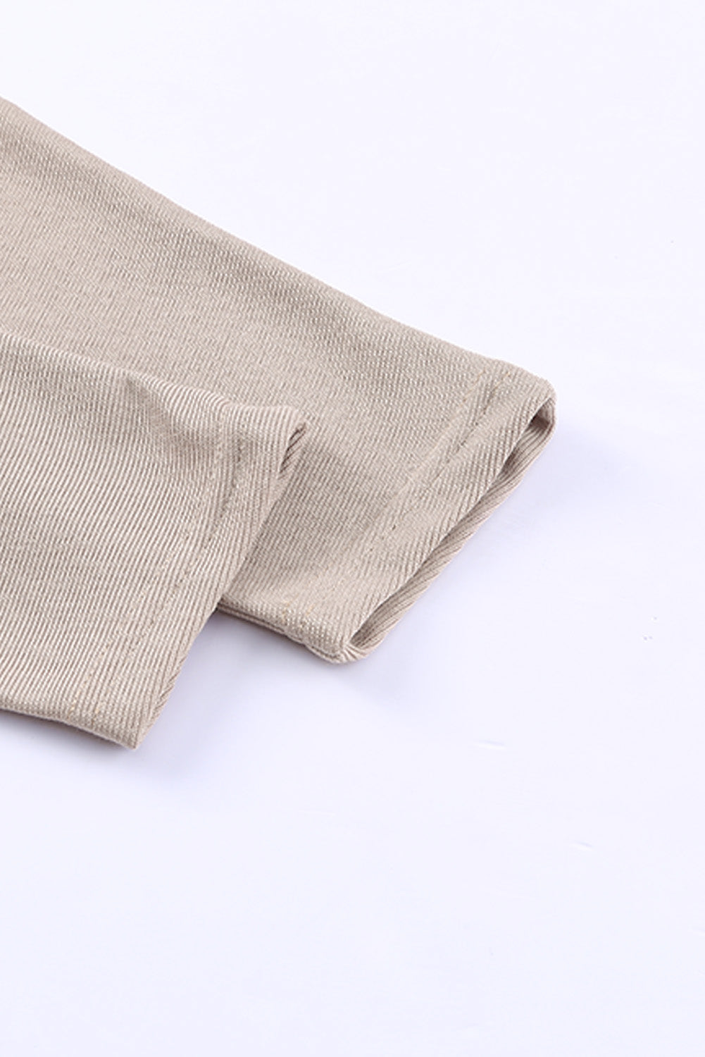 Khaki Lightweight Knit Oversize Blouse-yoyobikini