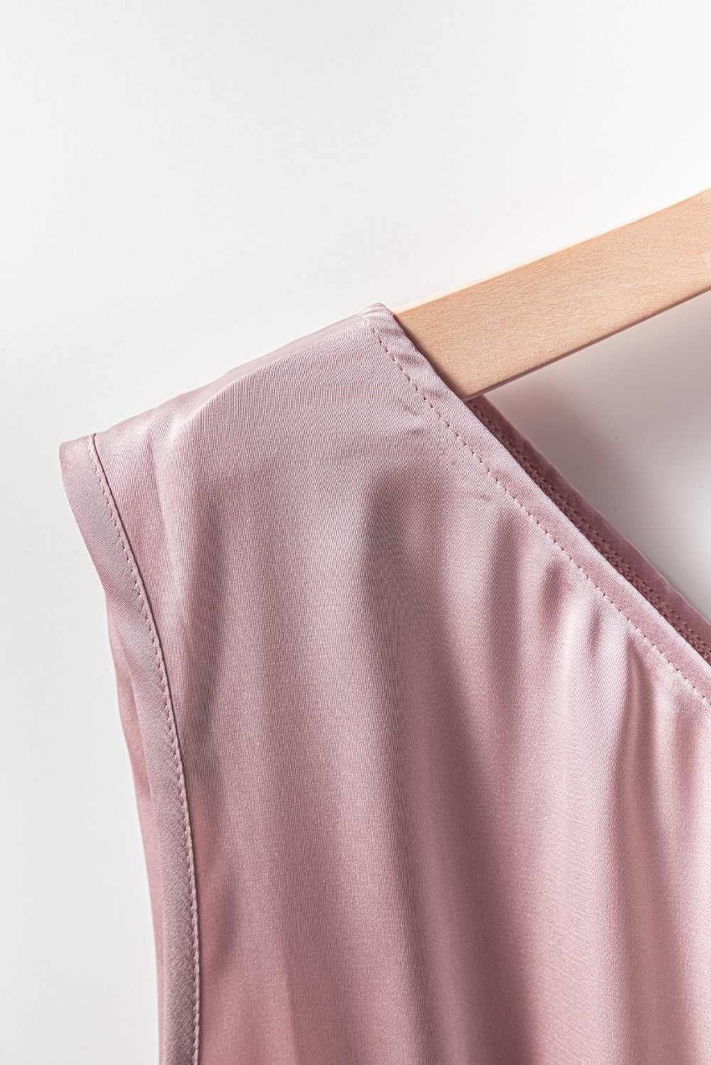 Pink Asymmetric One-shoulder Ruffle Cocktail Party Dress-yoyobikini