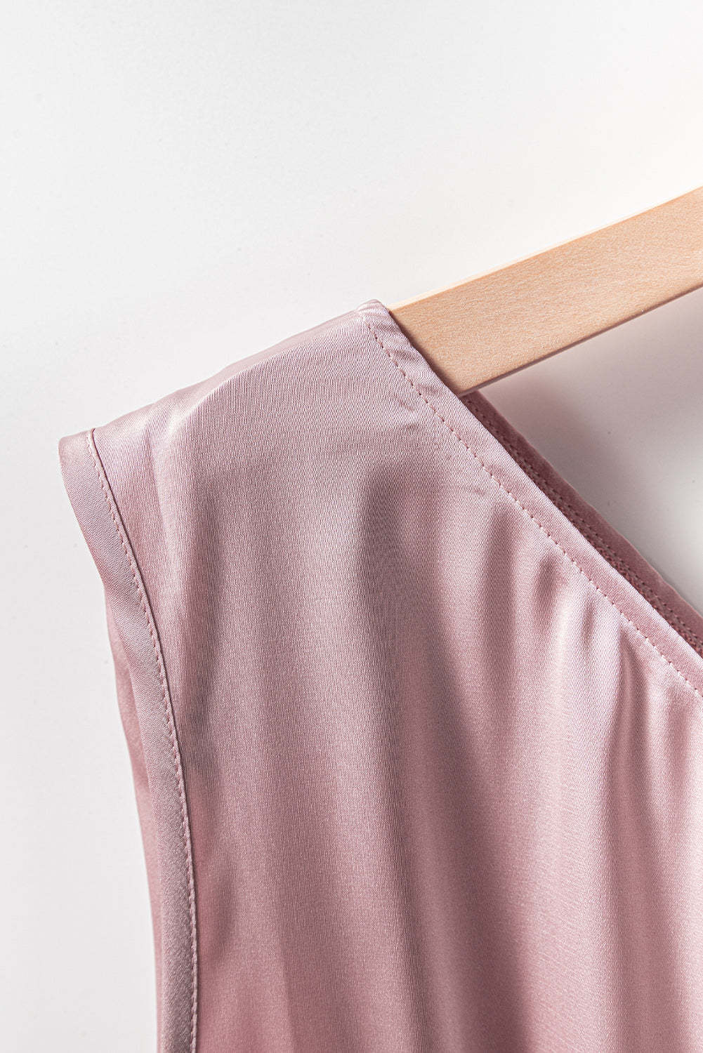 Pink Asymmetric One-shoulder Ruffle Cocktail Party Dress-yoyobikini