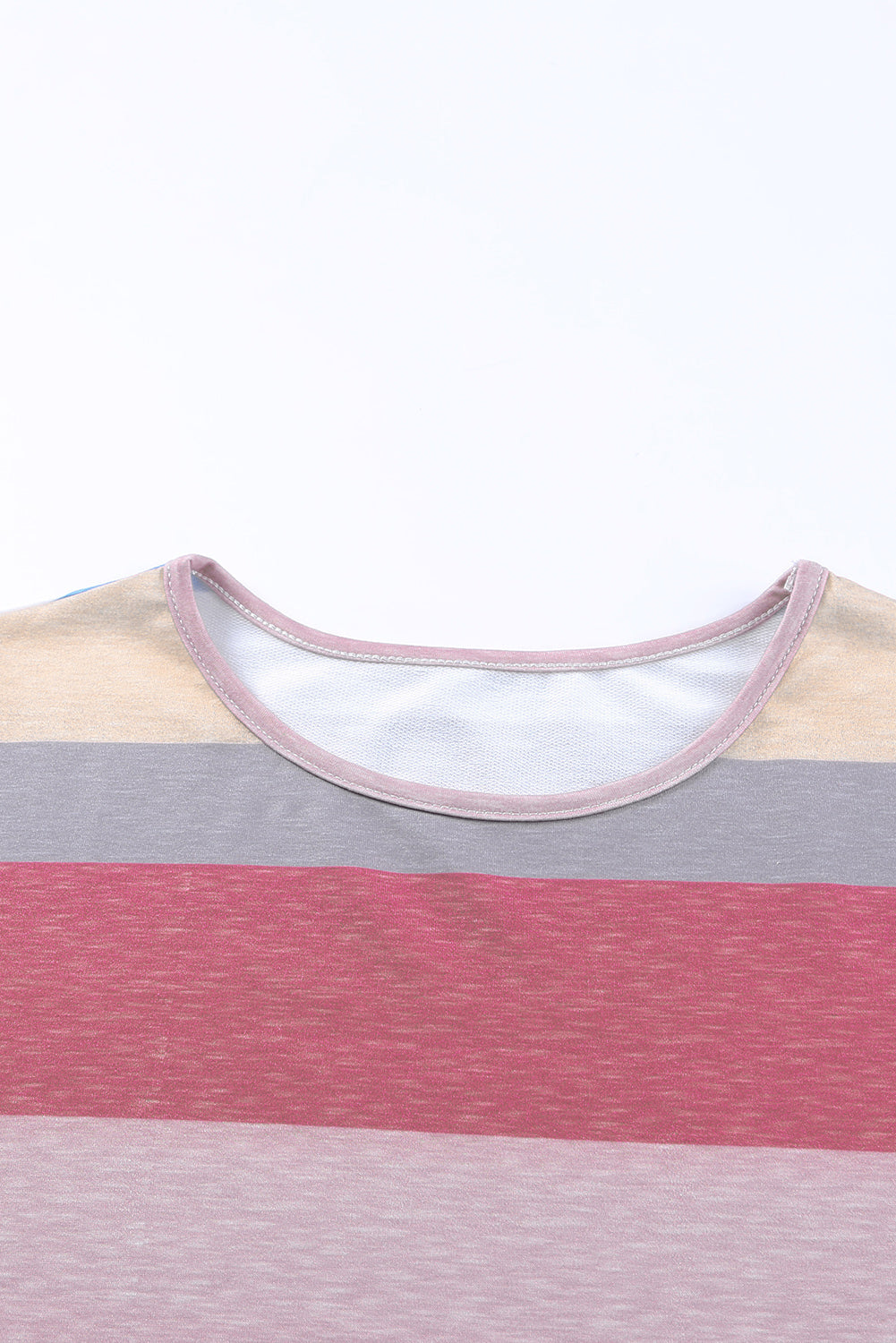 Rainbow Long Sleeve Stripes Mini Dress-yoyobikini