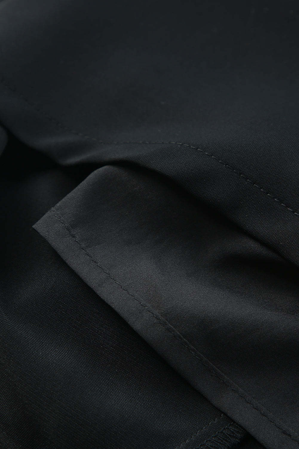 Black Single Short Sleeve Ruched Bodycon Dress-yoyobikini