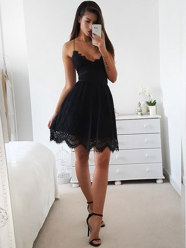 White Lace Dress Boho Summer Dress Women V Neck Lace Up Backless Slip