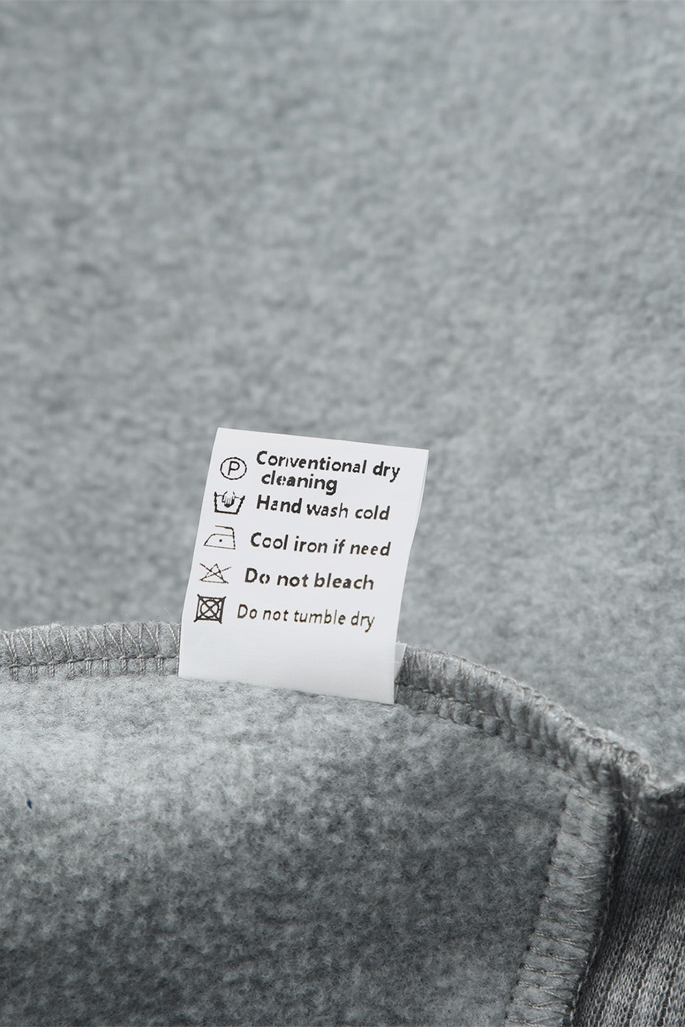 Gray Cowl Neck Contrast Dolman Sleeve Terry Pullover Top-yoyobikini