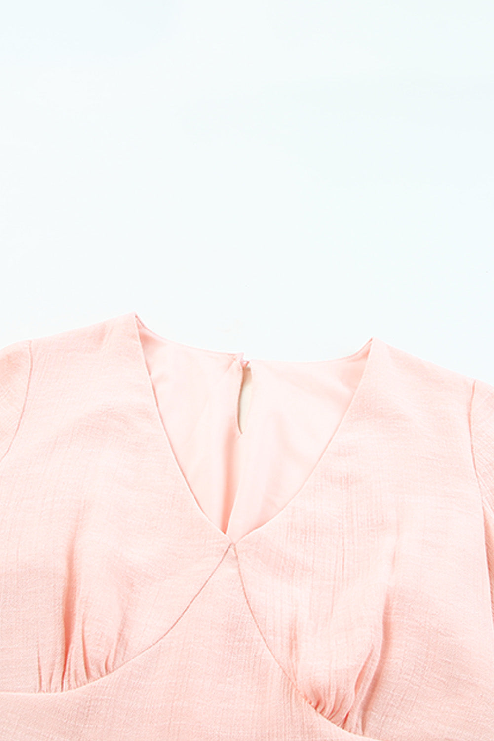 Pink Ombre Colorblock Tiered Dress-yoyobikini