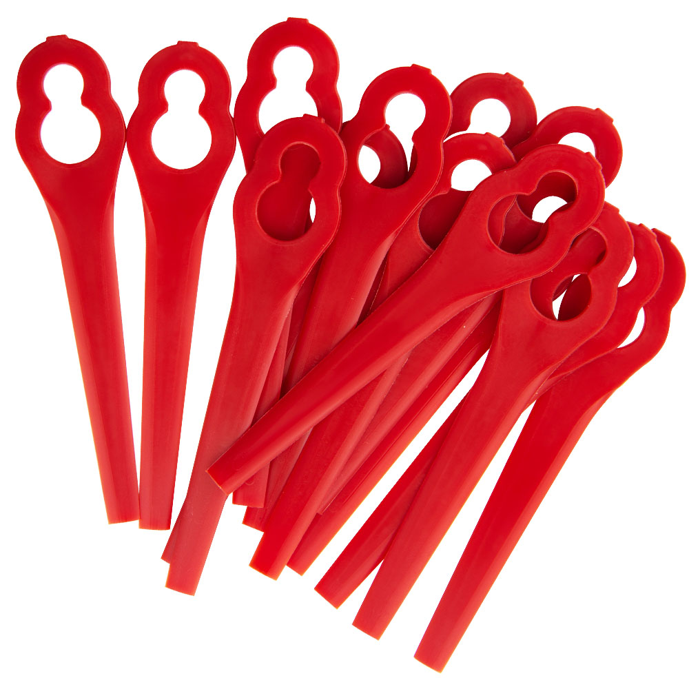 100 Stück Ersatzmesser-Set Kompatibel mit Rasentrimmer BG-CT 18 Li, RG-CT 18 Li, GE-CT 18 Li, GC-RT 18 Li Zubehör, FRT18A FRT18A1 Kunst 46155 FRT20A1