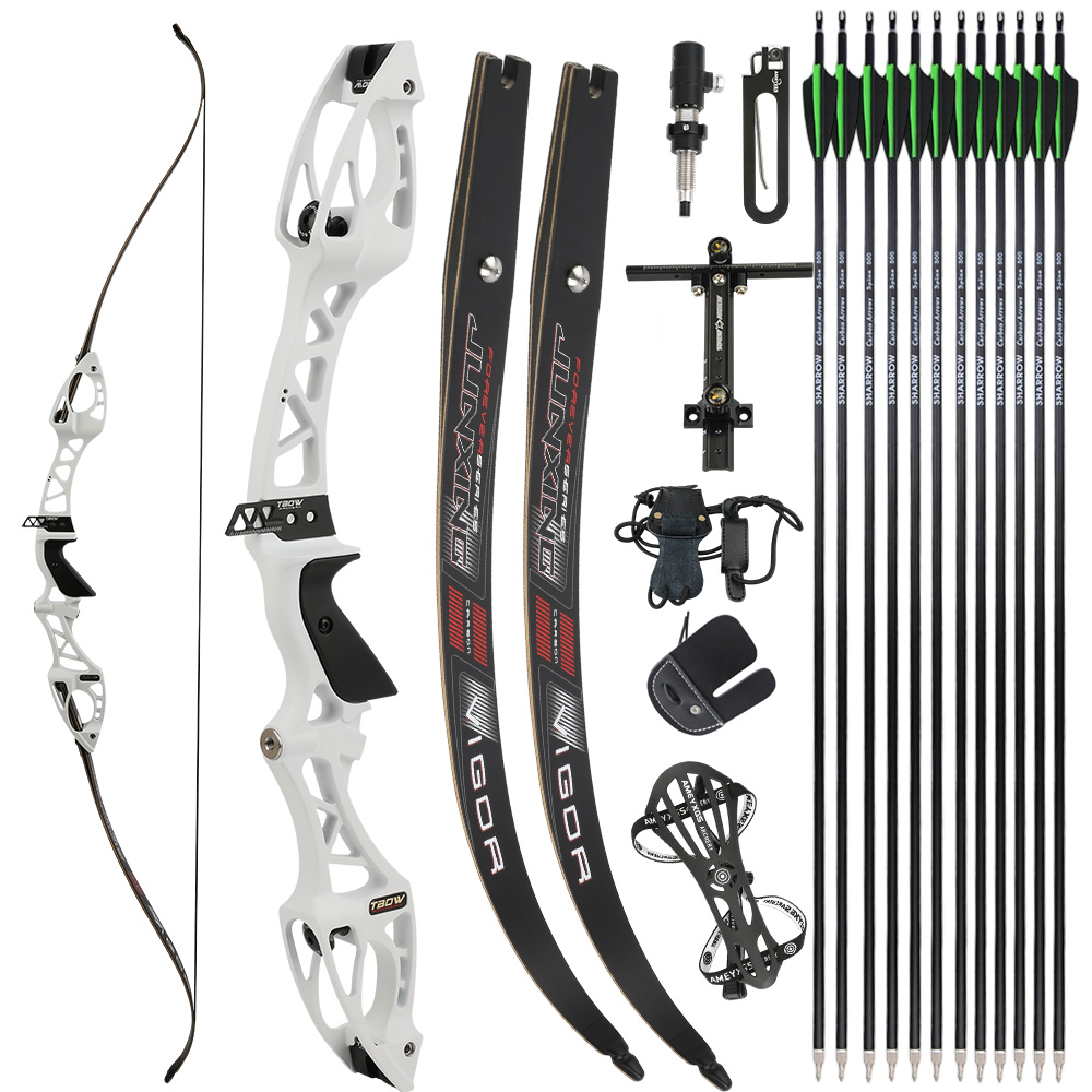 JUNXING H8 68" Formula Olympic Target Recurve Bow 20-40 lbs @28" Draw – Professional Competition Bow