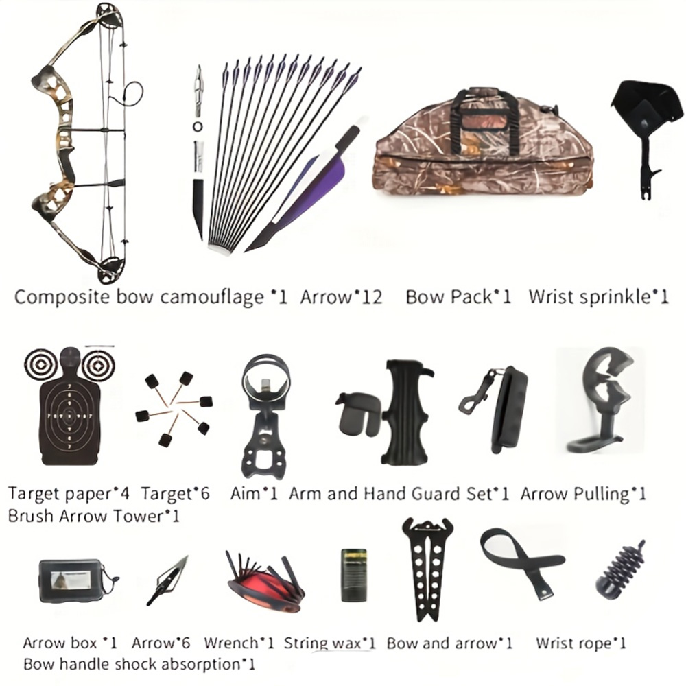 JUNXING Battleship PRO Compound Bow Dual-Cam System 30-55 lbs