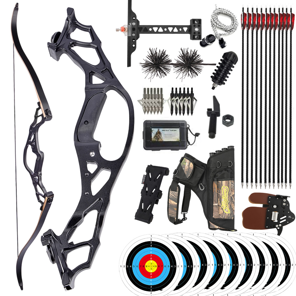 KAIMEI Tiger 62" Hunting Recurve Bow Takedown30-60lbs @28"