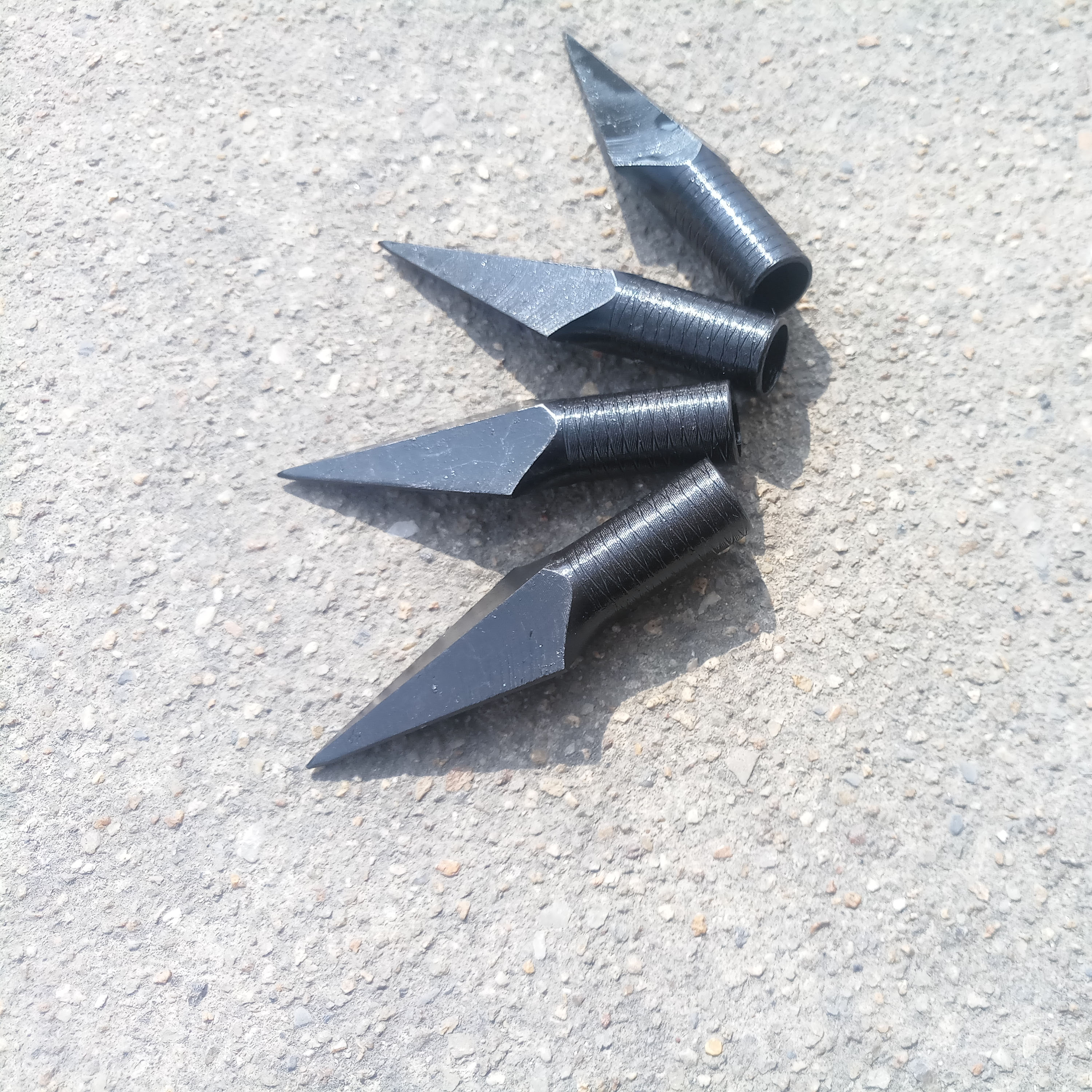 CHN Archery Broadheads 8mm Arrow Tips Hunting Target 6x