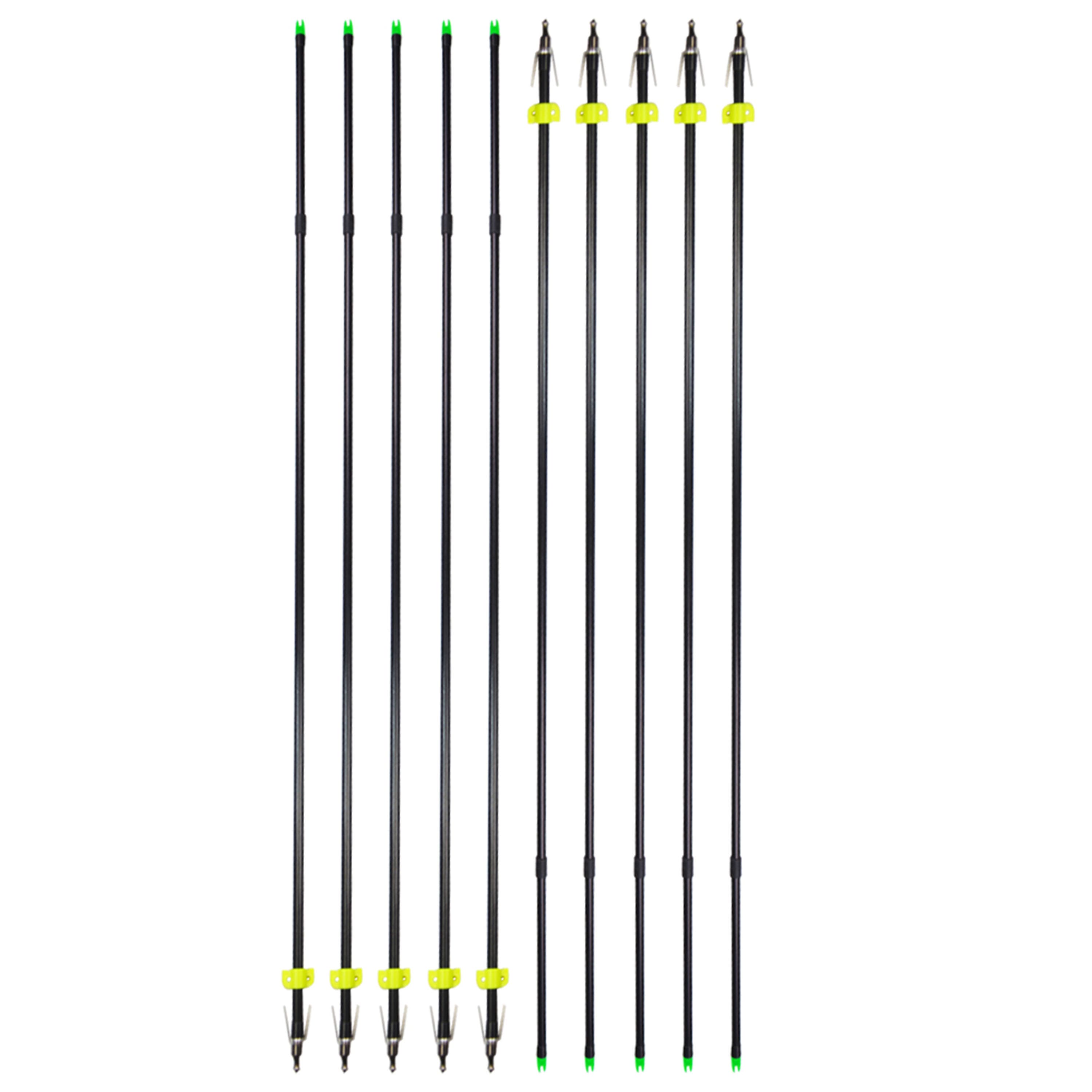 SHARROW 30 Inch Orange Bowfishing Arrows Fiberglass(12 Pack)
