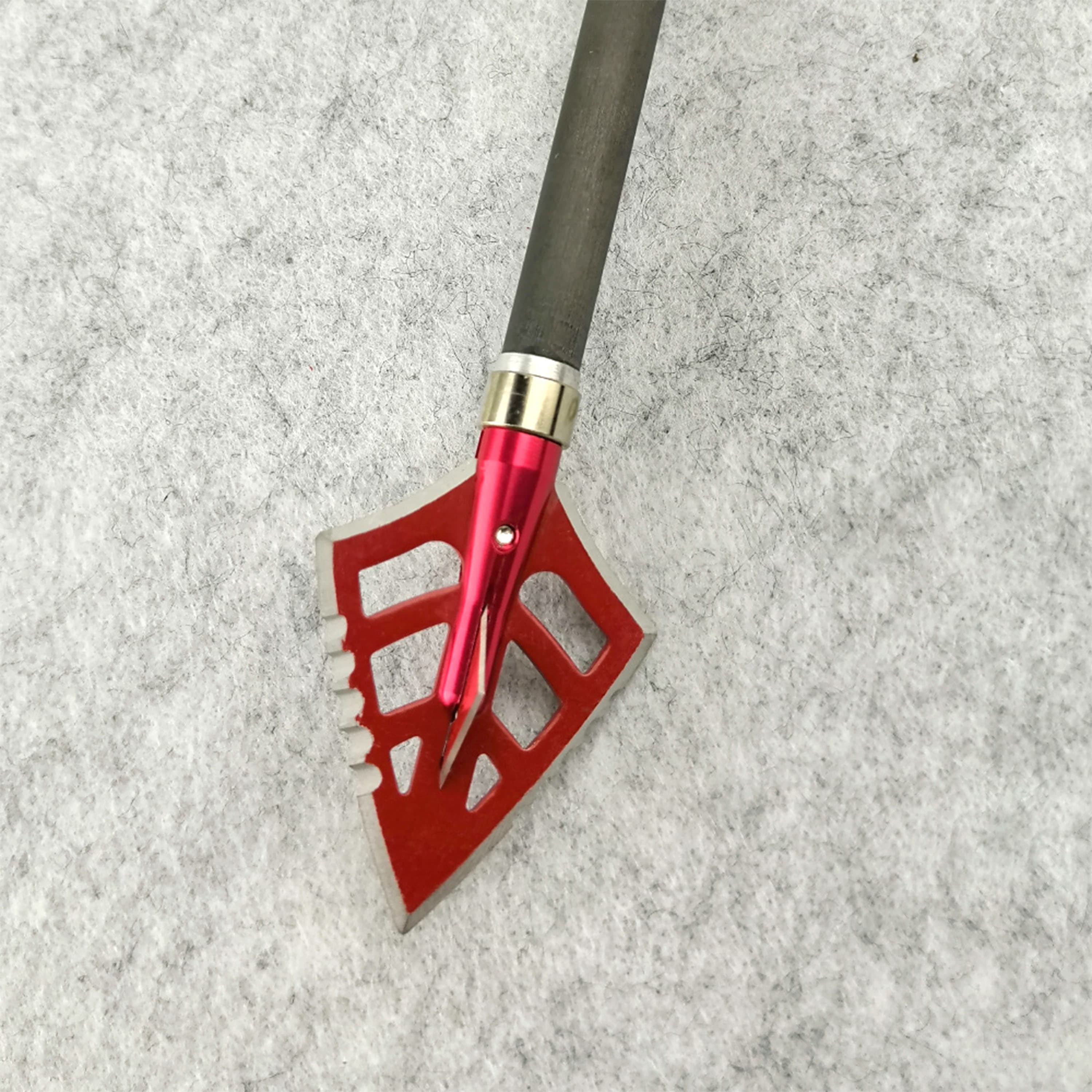 Archery Stainless Steel Hunting Arrow Points 125 Grain (6 Pack)