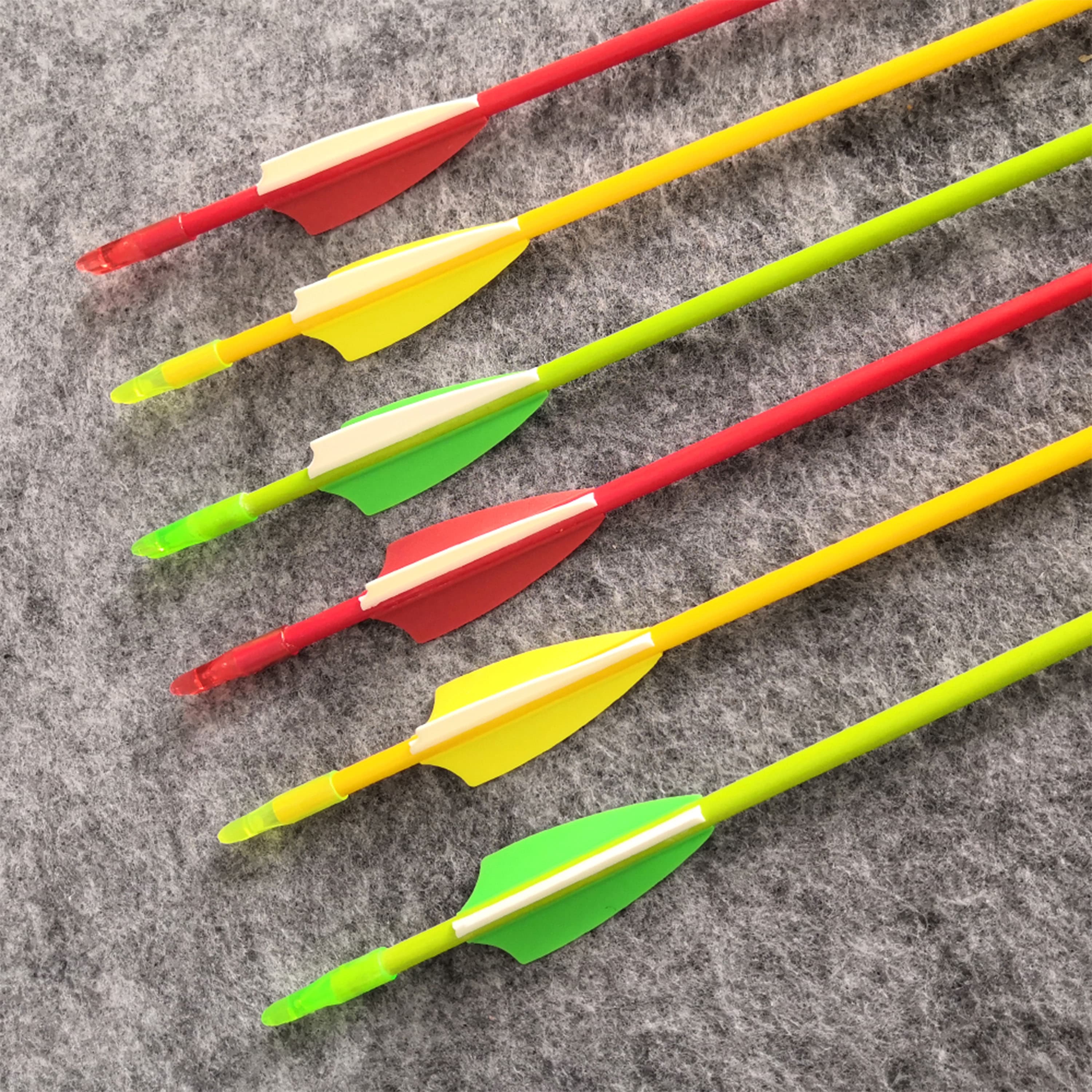 30" Fiberglass Archery Arrows ID 6mm Shooting Taregt (12-Pack)
